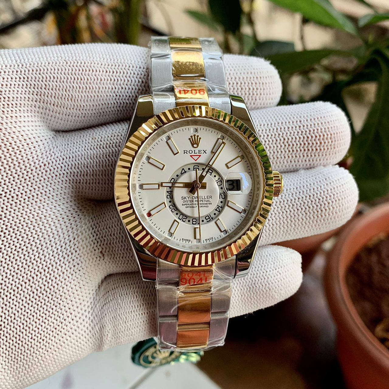 Super Clone Sky Dweller - white Dial